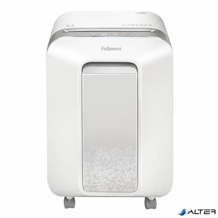 Iratmegsemmisítő, mikrokonfetti, 11 lap, FELLOWES "Powershred LX201", fehér