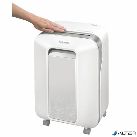 Iratmegsemmisítő, mikrokonfetti, 11 lap, FELLOWES "Powershred LX201", fehér