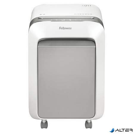 Iratmegsemmisítő, mikrokonfetti, 14 lap, FELLOWES "Powershred LX211", fehér