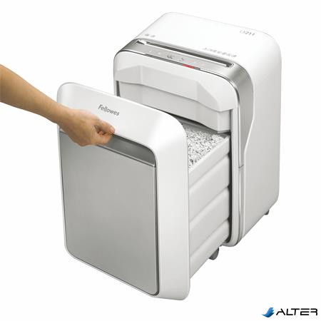 Iratmegsemmisítő, mikrokonfetti, 14 lap, FELLOWES "Powershred LX211", fehér