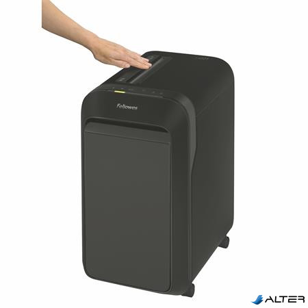 Iratmegsemmisítő, mikrokonfetti, 18 lap, FELLOWES "Powershred LX221", fekete