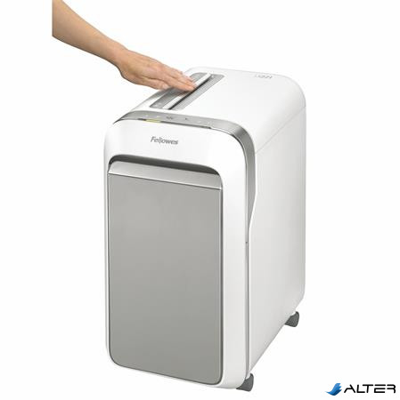Iratmegsemmisítő, mikrokonfetti, 18 lap, FELLOWES "Powershred LX221", fehér