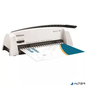   Spirálozógép, műanyag spirálkötéshez, manuális, 120 lap, FELLOWES "Starlet 2+"