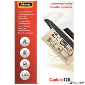 Meleglamináló fólia, 125 mikron, A2, fényes, 50 db, FELLOWES