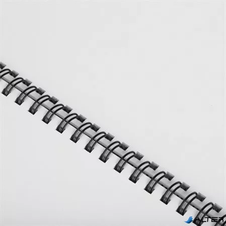 Spirál, fém, 3:1, 6 mm, 21-35 lap, FELLOWES, fekete