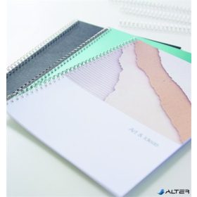 Spirál, fém, 3:1, 10 mm, 51-80 lap, FELLOWES, ezüst