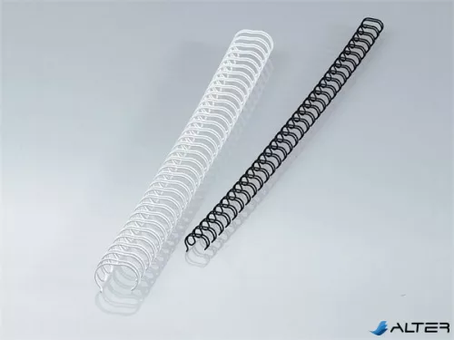 Spirál, fém, 3:1, 10 mm, 51-80 lap, FELLOWES, ezüst
