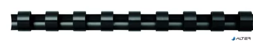 Spirál, műanyag, 16 mm, 101-120 lap, FELLOWES, 25 db, fekete