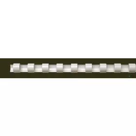 Spirál, műanyag, 6 mm, 10-20 lap, FELLOWES, 100 db, fehér