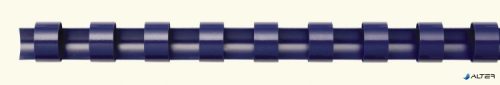Spirál, műanyag, 6 mm, 10-20 lap, FELLOWES, 100 db, kék