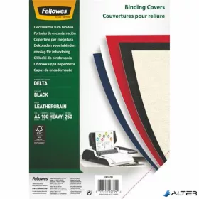   Hátlap, A4, 250 g, matt, FELLOWES "Delta", fekete, 100 db