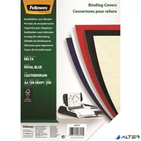   Hátlap, A4, 250 g, matt, FELLOWES "Delta", királykék, 100 db