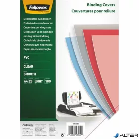 Előlap, A4, 180 mikron, FELLOWES, víztiszta, 25 db