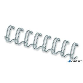 Spirál, fém, 3:1, 12 mm, 81-100 lap, FELLOWES, ezüst