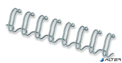 Spirál, fém, 3:1, 12 mm, 81-100 lap, FELLOWES, ezüst