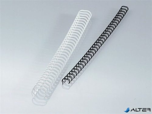 Spirál, fém, 3:1, 14 mm, 101-120 lap, FELLOWES, ezüst