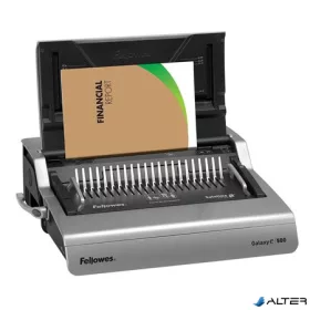   Spirálozógép, műanyag spirálkötéshez, elektromos, 500 lap, FELLOWES "Galaxy-E"