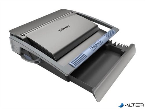 Spirálozógép, fém spirálkötéshez, manuális, 130 lap, FELLOWES "Galaxy Wire"