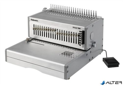 Spirálozógép, műanyag spirálkötéshez, elektromos, 500 lap, FELLOWES "Orion-E"