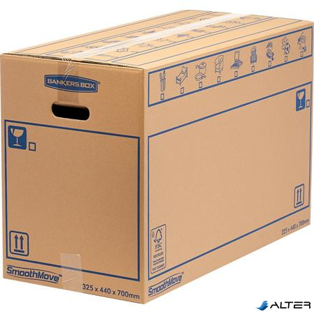 Költöztető doboz, 44x32,5X70 cm, FELLOWES "SmoothMove™ Everyday", nagy