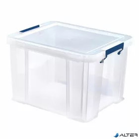   Műanyag tároló doboz, átlátszó, 36 liter, FELLOWES, "ProStore™"