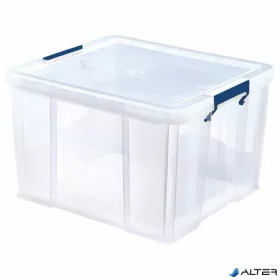   Műanyag tároló doboz, átlátszó, 48 liter, FELLOWES, "ProStore™"