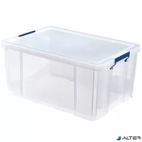   Műanyag tároló doboz, átlátszó, 70 liter, FELLOWES, "ProStore™"