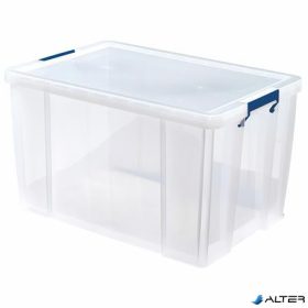  Műanyag tároló doboz, átlátszó, 85 liter, FELLOWES, "ProStore™"
