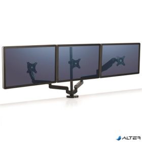   Monitortartó kar, három monitorhoz, FELLOWES "Platinum Series™ Trial", fekete