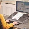Író pad/dokumentumtartó, FELLOWES 'Hana™', fekete
