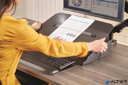 Író pad/dokumentumtartó, FELLOWES "Hana™", fekete