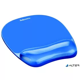   Egéralátét csuklótámasszal, géltöltésű, FELLOWES "Crystal™ Gel", kék