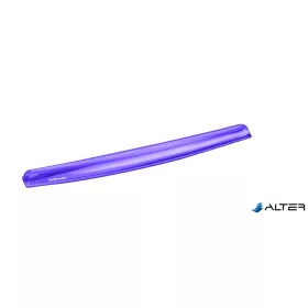   Csuklótámasz billentyűzethez, géltöltésű, FELLOWES "Crystal™ Gel", lila