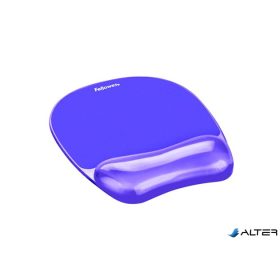   Egéralátét csuklótámasszal, géltöltésű, FELLOWES "Crystal™ Gel", lila