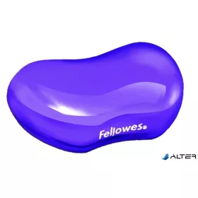   Csuklótámasz, mini, géltöltésű, FELLOWES "Crystal™ Gel", lila