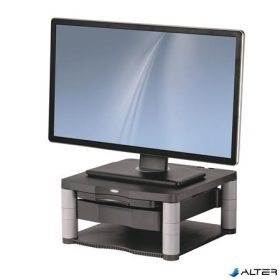   Monitorállvány, FELLOWES, "Premium Plus™", grafitszürke