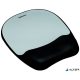 Egéralátét csuklótámasszal, habtöltésű, FELLOWES "Memory Foam", szürke