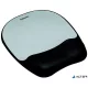 Egéralátét csuklótámasszal, habtöltésű, FELLOWES "Memory Foam", szürke
