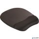 Egéralátét csuklótámasszal, habtöltésű, FELLOWES "Memory Foam", fekete