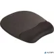 Egéralátét csuklótámasszal, habtöltésű, FELLOWES "Memory Foam", fekete