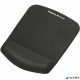 Egéralátét csuklótámasszal, habtöltésű, FELLOWES "PlushTouch™", fekete
