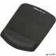 Egéralátét csuklótámasszal, habtöltésű, FELLOWES "PlushTouch™", fekete