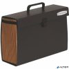 Harmonikatáska, karton, 19 rekeszes, FELLOWES "Bankers Box Handifile", fekete