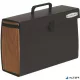 Harmonikatáska, karton, 19 rekeszes, FELLOWES "Bankers Box Handifile", fekete