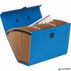 Harmonikatáska, karton, 19 rekeszes, FELLOWES "Bankers Box Handifile", kék