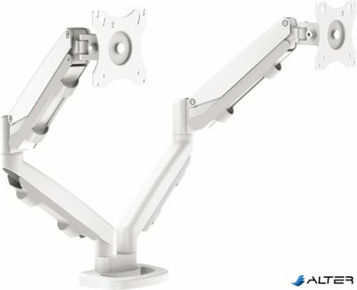 Monitortartó kar két monitorhoz, FELLOWES "Eppa™  "Dual", fehér