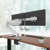Monitortartó kar, két monitorhoz, FELLOWES "Eppa™ Crossbar", ezüst
