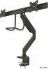 Monitortartó kar, két monitorhoz, FELLOWES "Eppa™ Crossbar", fekete