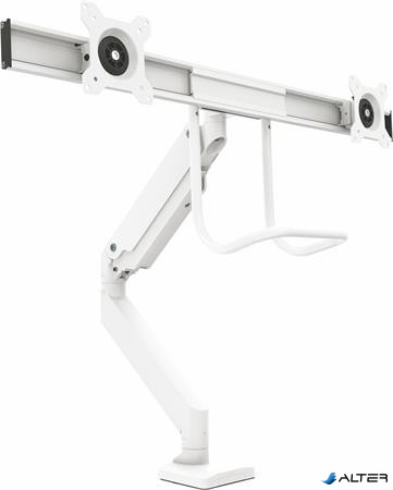 Monitortartó kar, két monitorhoz, FELLOWES "Eppa™ Crossbar", fehér