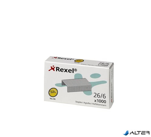 Tűzőkapocs, 26/6, REXEL "No. 56"